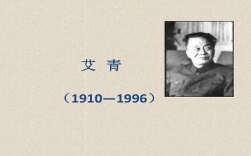 浪艾青读后感8篇