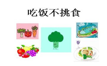 中班不挑食教案5篇