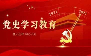 学党史的工作总结7篇