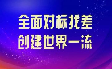 对标对表学先进心得体会5篇