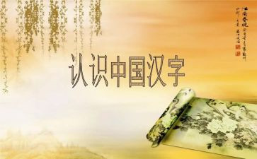 与汉字有关的作文8篇