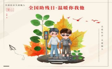 关于助残活动的总结7篇